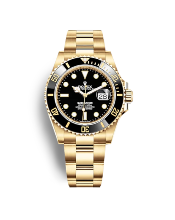Rolex Submariner Date Black Dial Yellow Gold 41mm