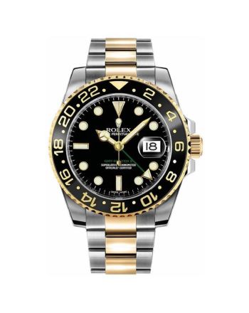 Rolex GMT-Master II Two Tone Black Dial 40mm
