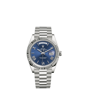 Rolex Day-Date White Gold Blue 40mm